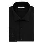 Men's Van Heusen Flex Collar Regular-fit Dress Shirt, Size: 17.5-34/35, Black
