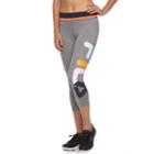 Women's Fila Sport&reg; Jacquard Performance Capris, Size: Large, Grey