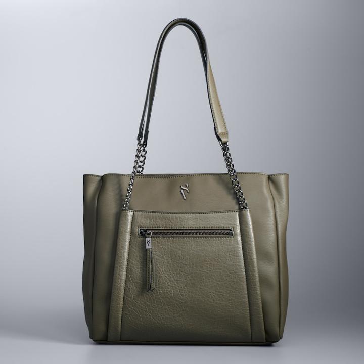 Simply Vera Vera Wang Rockbridge Tote, Women's, Med Green