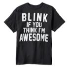 Boys 8-20 Blink If You Think I'm Awesome Tee, Boy's, Size: Xl, Black