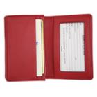 Royce Leather Deluxe Card Holder, Adult Unisex, Red