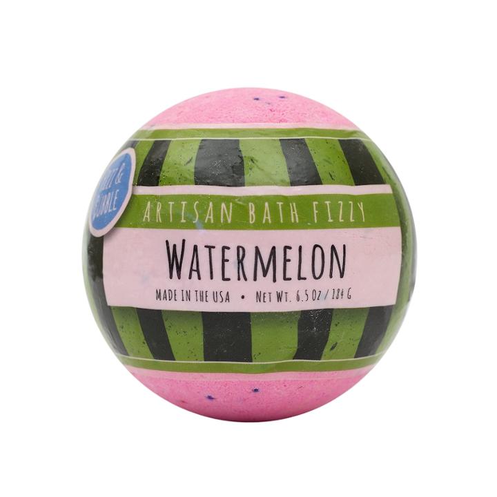 Fizz & Bubble Large Watermelon Bath Fizzy, Multicolor