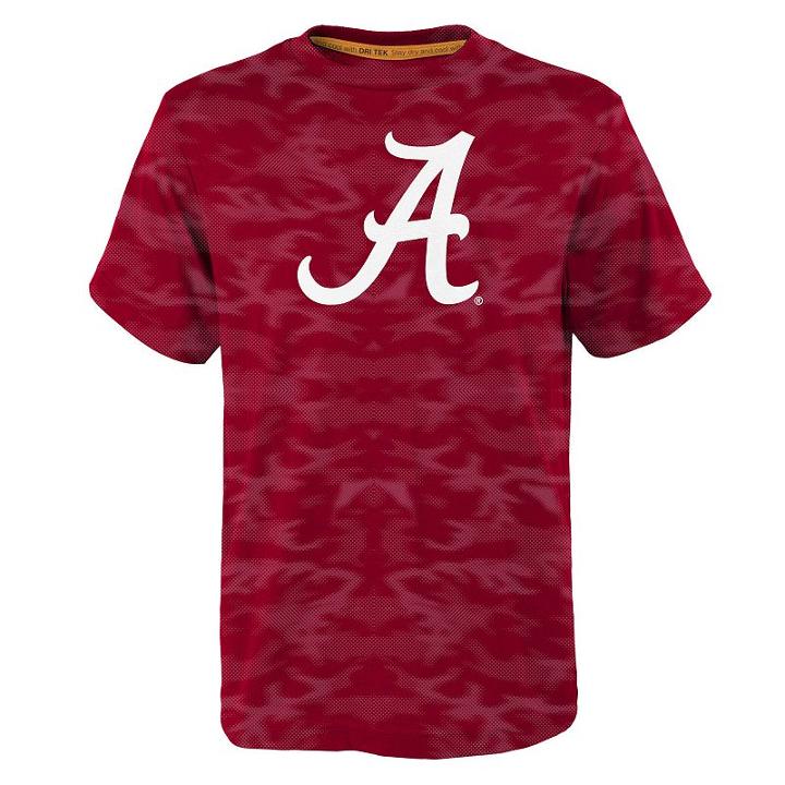 Boys 4-7 Alabama Crimson Tide Vector Dri-tek Tee, Size: S 4, Red