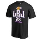 Men's Los Angeles Lakers Lbj Tee, Size: Xl, Oxford