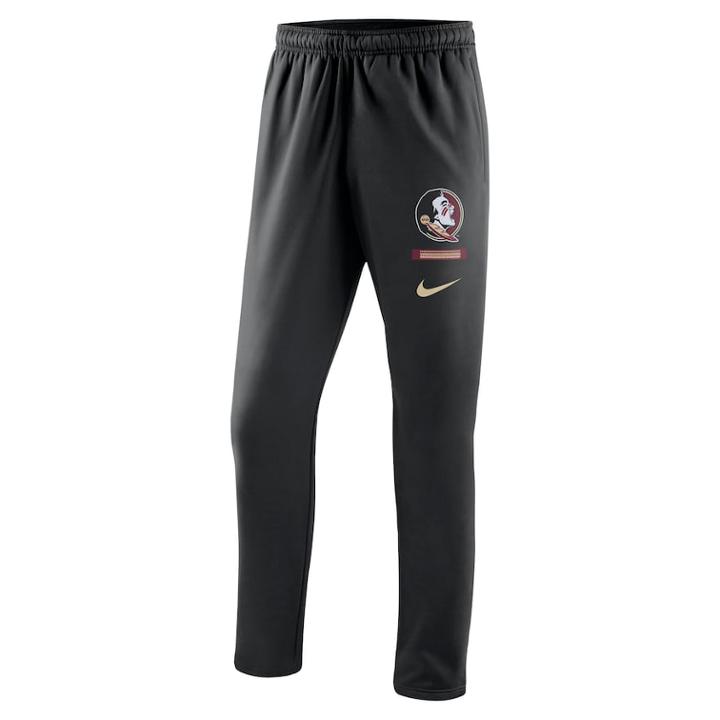 Men's Nike Florida State Seminoles Therma-fit Pants, Size: Medium, Black