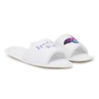 Women's Love This Life Embroidered Slide Slippers, Size: Medium, Natural
