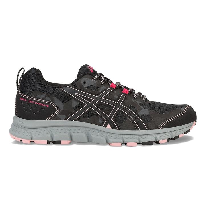 Asics Gel-scram 4 Women's Trail Running Shoes, Size: 6.5, Black