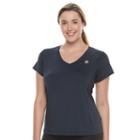 Plus Size Fila Sport&reg; Basic Racer Tee, Women's, Size: 3xl, Blue (navy)