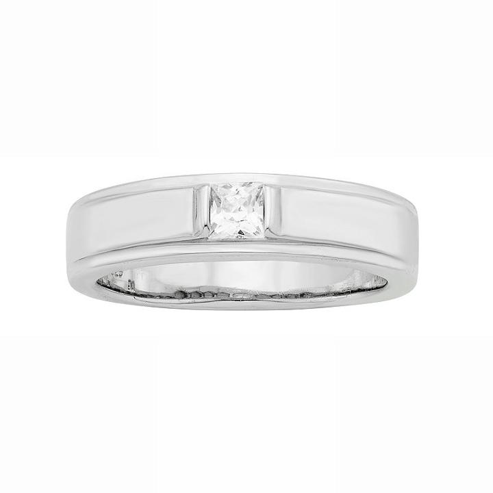 Love 360 14k White Gold 1/4 Carat T.w. Diamond Wedding Ring, Adult Unisex, Size: 8