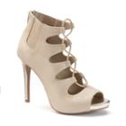 Jennifer Lopez Women's Lace-up High Heels, Size: 7.5, Lt Beige
