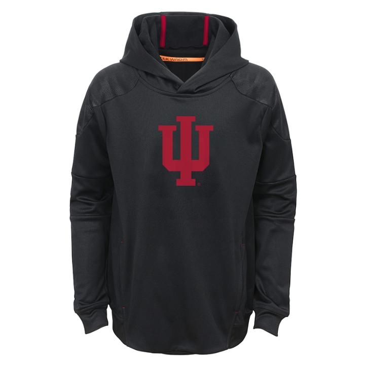 Boys 4-7 Indiana Hoosiers Mach Pullover Hoodie, Size: M 5-6, Black
