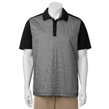 Men's C-buk By Cutter & Buck Wildwood Slim-fit Colorblock Performance Golf Polo, Size: Xl, Black