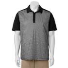 Men's C-buk By Cutter & Buck Wildwood Slim-fit Colorblock Performance Golf Polo, Size: Xl, Black