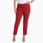 Plus Size Gloria Vanderbilt Amanda Classic Tapered Jeans, Women's, Size: 25 - Regular, Dark Red
