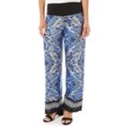 Women's Apt. 9&reg; Print Palazzo Pant, Size: Small, Cobalt Paisley