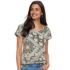 Women's Sonoma Goods For Life&trade; Dolman Graphic Tee, Size: Small, Green