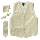 Steven Land Paisley 4-pc. Vest Set - Men, Size: Large, White