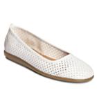 A2 By Aerosoles Solsa Dance Women's Stitch 'n Turn Ballet Flats, Size: Medium (10), White