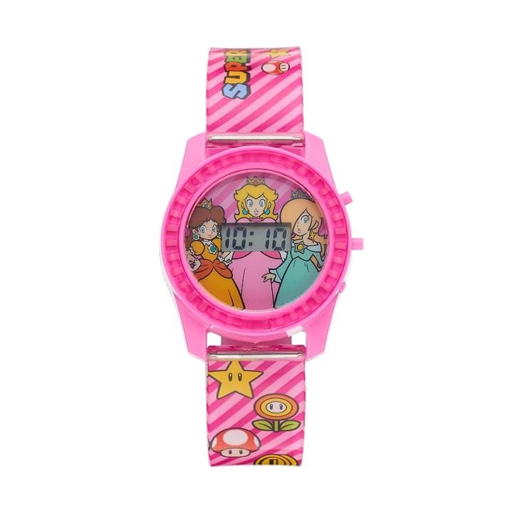 Super Mario Bros. Princess Kids' Digital Light-up Watch, Girl's, Size: Medium, Pink