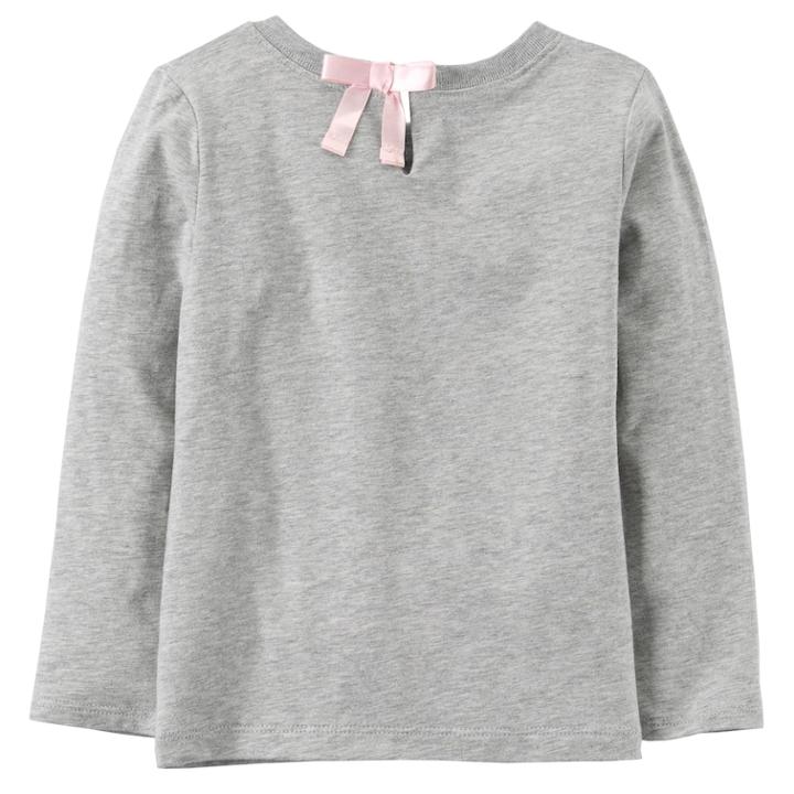 Girls 4-8 Carter's Dream Big Shine Bright Sparkle More Tee, Size: 4, Light Grey