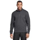 Men's Van Heusen Flex Fleece Quarter-zip Top, Size: Medium, Black