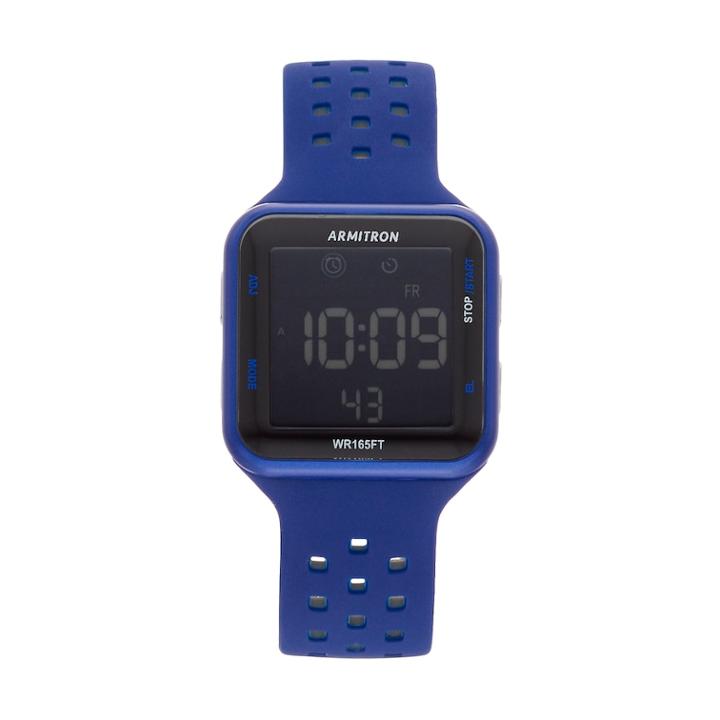 Armitron Digital Chronograph Sport Watch, Men's, Size: Medium, Blue