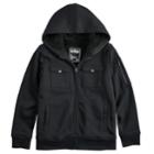 Boys 8-20 Urban Pipeline&reg; Military Sherpa Hoodie, Size: Xl, Black