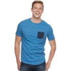 Men's Urban Pipeline&reg; Scoop-hem Tee, Size: Medium, Dark Blue