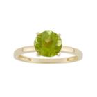 Peridot 10k Gold Ring, Women's, Size: 10, Green