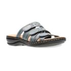 Clarks Leisa Cacti Q Women's Ortholite Sandals, Size: 7 Wide, Med Blue
