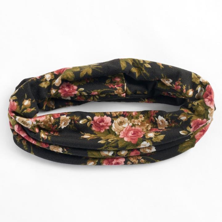 Mudd&reg; Rose Print Head Wrap, Women's, Pink