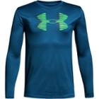 Boys 8-20 Under Armour Tech Big Logo Tee, Size: Large, Blue