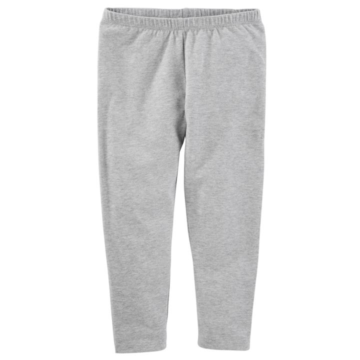 Girls 4-12 Oshkosh B'gosh&reg; Full Length Leggings, Size: 12, Light Grey