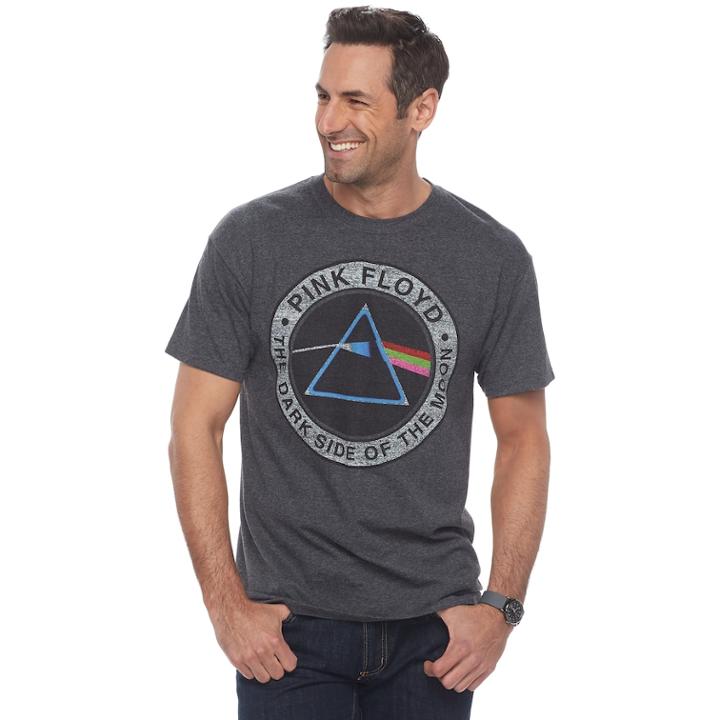 Big & Tall Pink Floyd Dark Side Of The Moon Tee, Men's, Size: Xl Tall, Grey (charcoal)