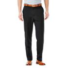 Men's Haggar&reg; Cool 18&reg; Classic-fit Flat-front No-iron Expandable Waist Pants, Size: 36x30, Black