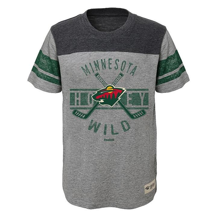 Boys 8-20 Reebok Minnesota Wild Lineage Tee, Size: L(14/16), Red