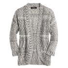 Girls 7-16 Sugar Rush Open-front Crochet Back Cardigan, Size: Medium, Black