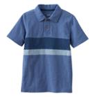 Boys 4-7x Sonoma Goods For Life&trade; Striped Polo, Boy's, Size: 4, Blue (navy)