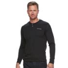 Men's Columbia Wildberry Classic-fit Omni-wick Henley, Size: Large, Grey (charcoal)