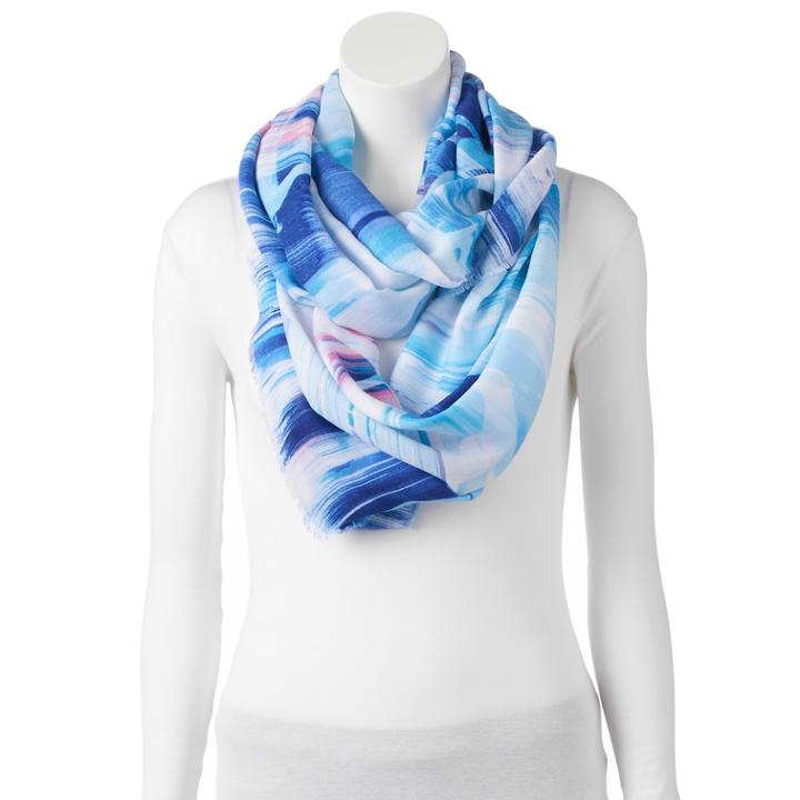 Love This Life Brushstroke Infinity Scarf, Women's, Cool