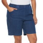 Plus Size Croft & Barrow&reg; Pull-on Shorts, Women's, Size: 1xl, Dark Blue
