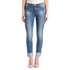 Women's Rock & Republic&reg; Kashmiere Cuffed Skinny Jeans, Size: 0 Ave/reg, Light Blue