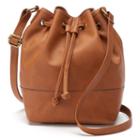 Sonoma Goods For Life&trade; Bucket Crossbody Bag, Women's, Red/coppr (rust/coppr)