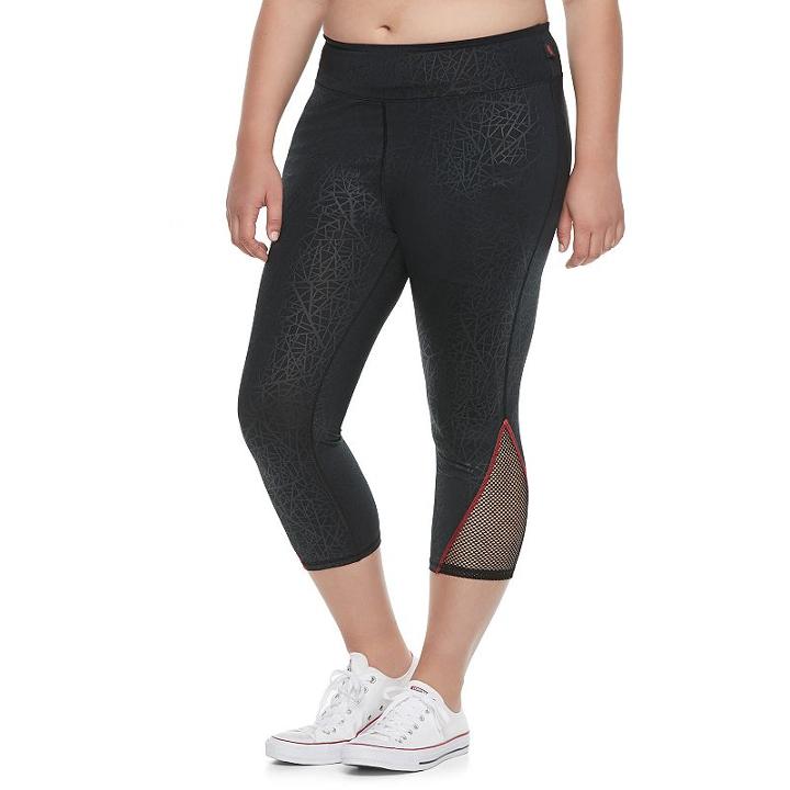 Juniors' Plus Size Her Universe Spider-man Print Capri Leggings By Marvel, Girl's, Size: 2xl, Black