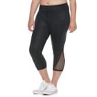 Juniors' Plus Size Her Universe Spider-man Print Capri Leggings By Marvel, Girl's, Size: 2xl, Black