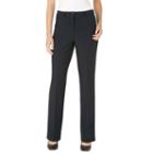 Women's Haggar&reg; Original Fit Comfort Waist Straight-leg Pants, Size: 2, Blue (navy)