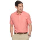 Men's Croft & Barrow&reg; Pique Performance Polo, Size: Xxl, Brt Pink
