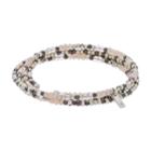 Simply Vera Vera Wang Beaded Coil Bracelet, Women's, Pink