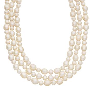Pearlustre By Imperial Freshwater Cultured Pearl Long Necklace, White