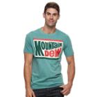 Men's Mt. Dew Tee, Size: Medium, Dark Green